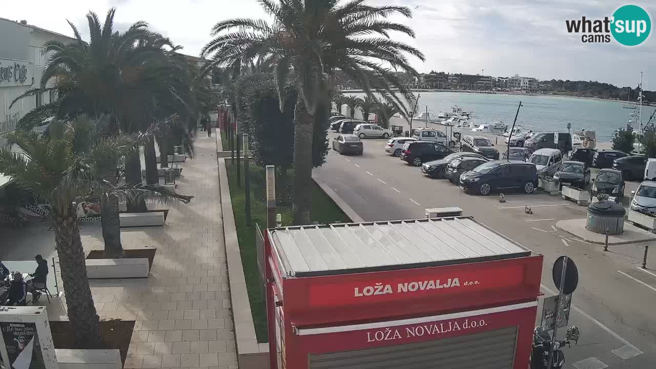 Live cam Novalja – Obala Petra Krešimira IV