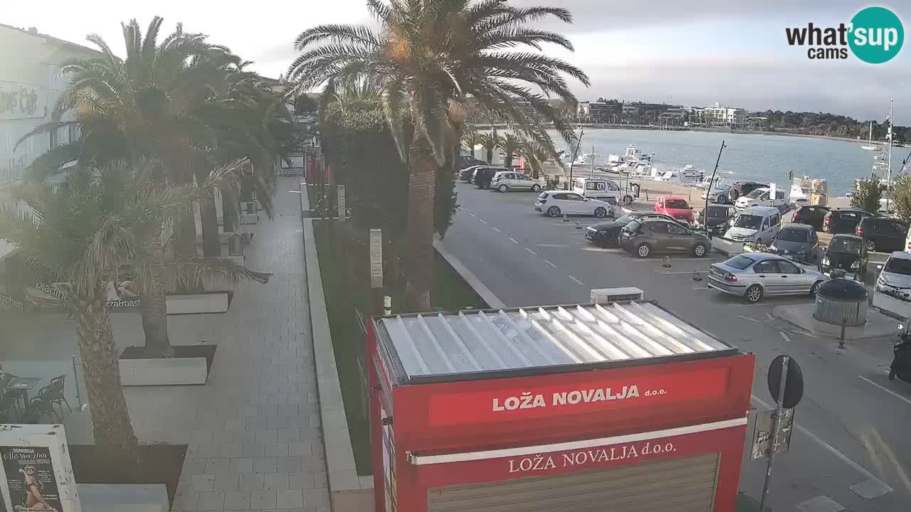 Live cam Novalja – Obala Petra Krešimira IV
