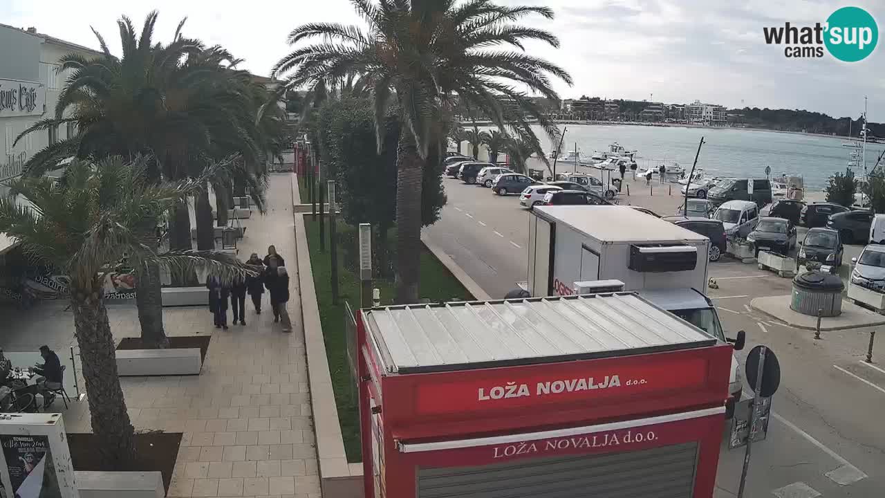 Live cam Novalja – Obala Petra Krešimira IV