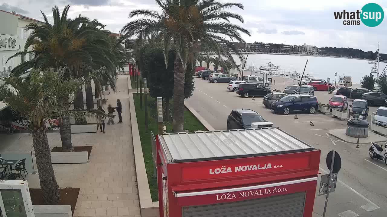 Webcam live Novalja – Obala Petra Krešimira IV