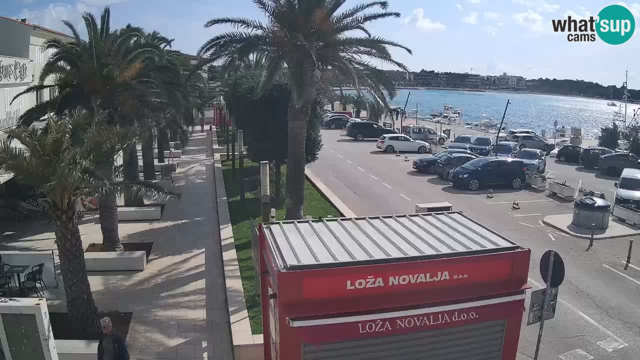 Live cam Novalja – Obala Petra Krešimira IV