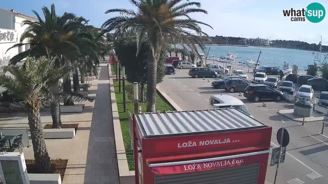 Live cam Novalja – Obala Petra Krešimira IV