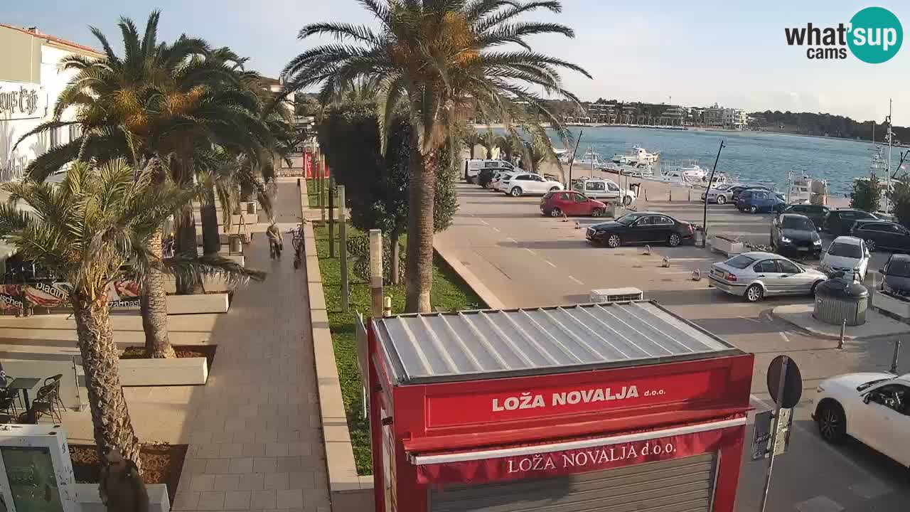 Live cam Novalja – Obala Petra Krešimira IV