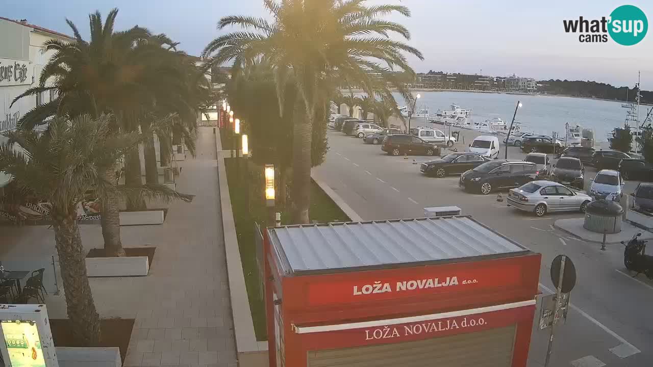 Webcam Novalja – Obala Petra Krešimira IV