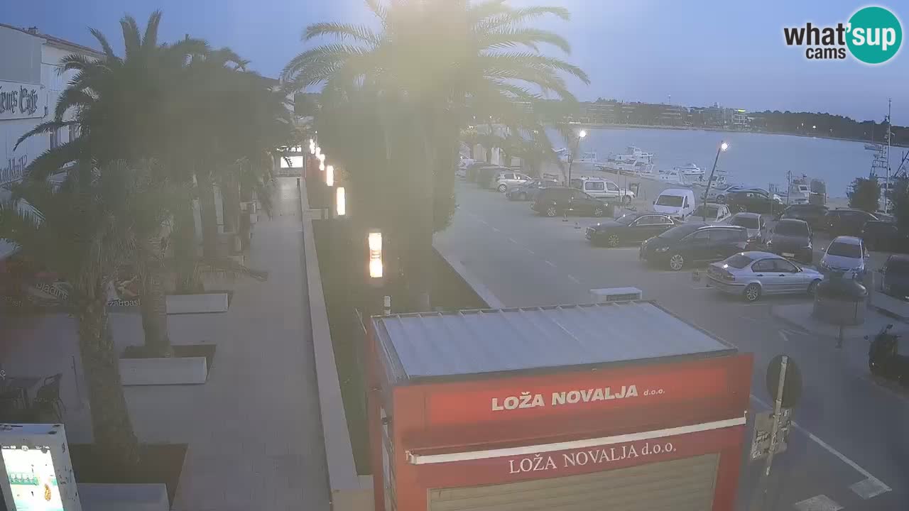 Camera en diecto Novalja – Obala Petra Krešimira IV