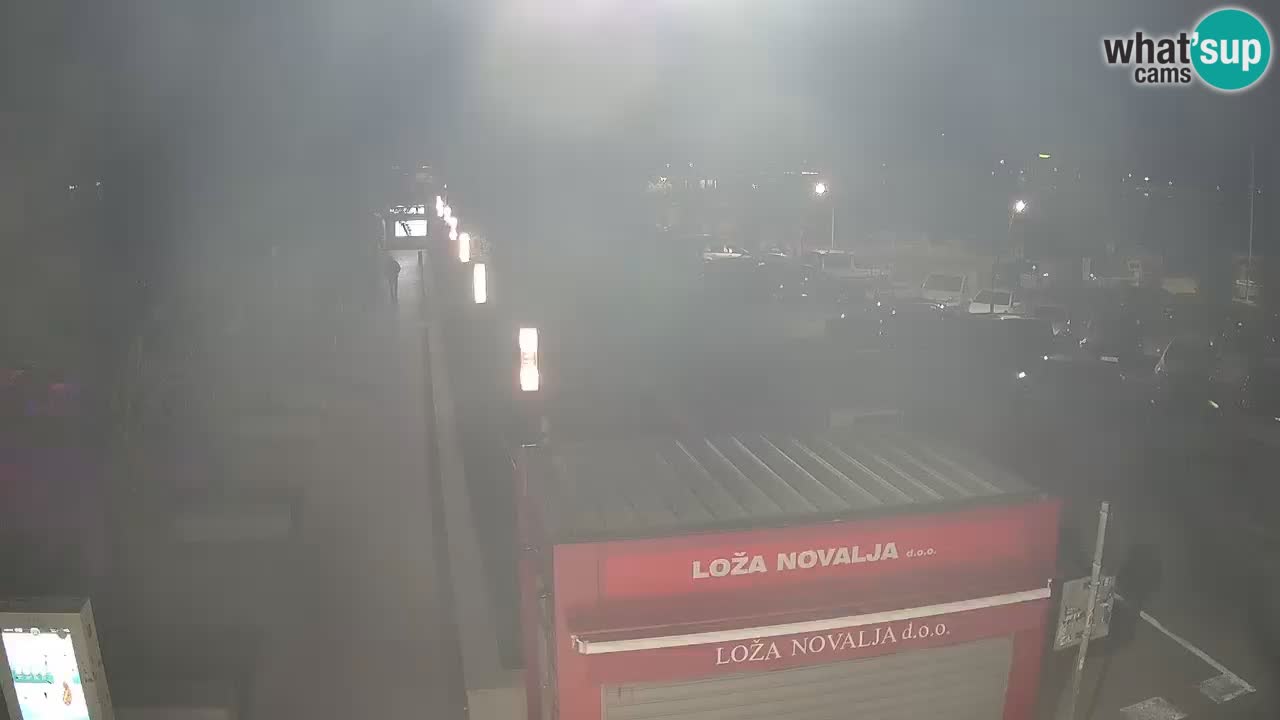 Live cam Novalja – Obala Petra Krešimira IV