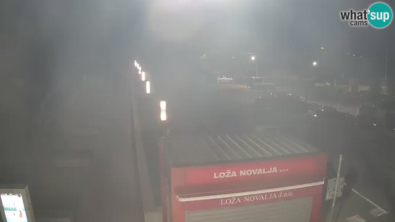 Live cam Novalja – Obala Petra Krešimira IV