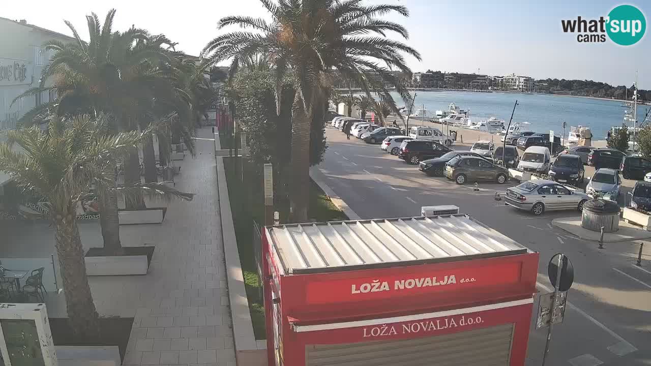 Live cam Novalja – Obala Petra Krešimira IV