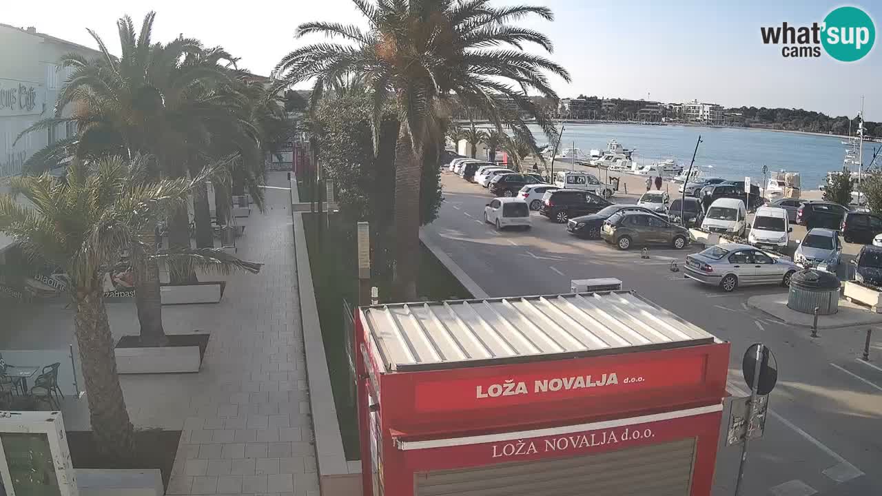 Live cam Novalja – Obala Petra Krešimira IV