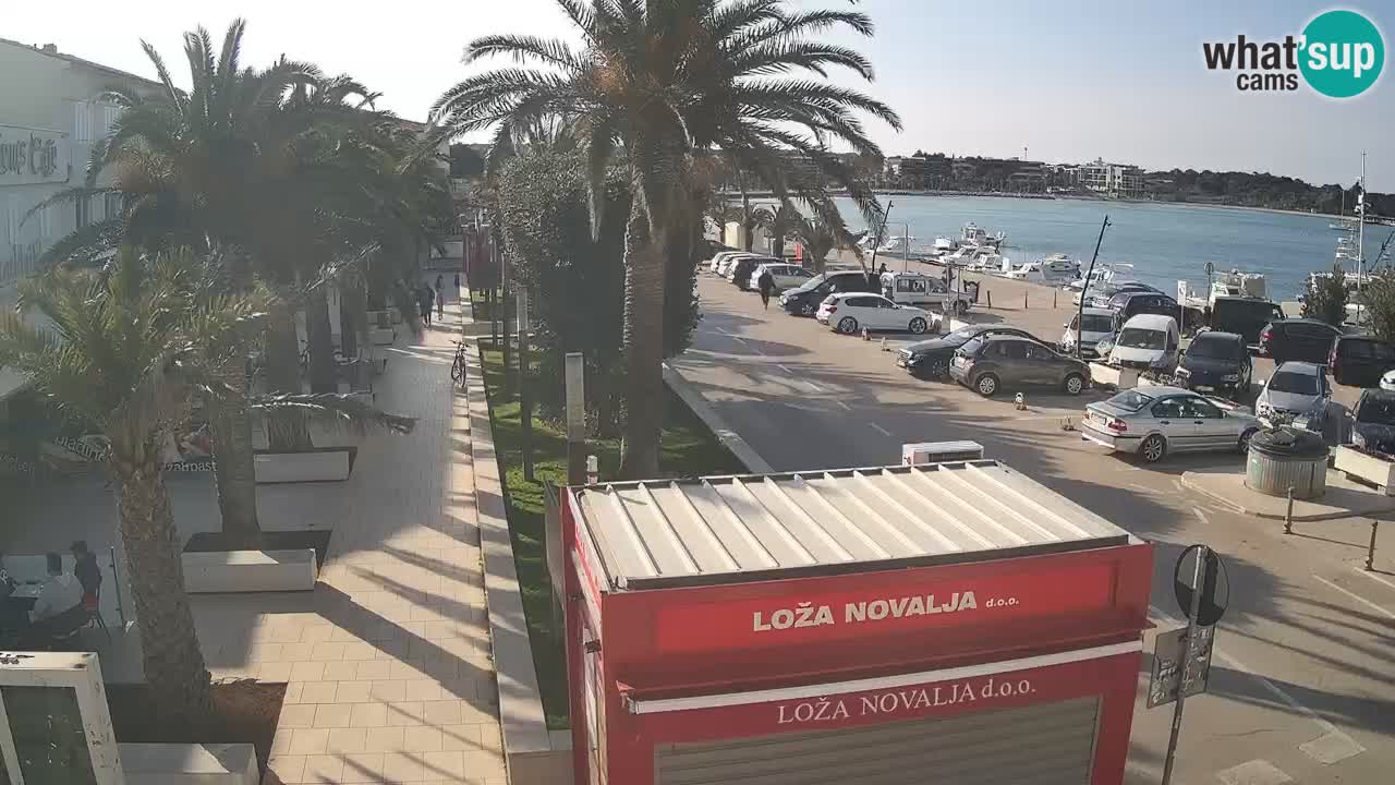 Live cam Novalja – Obala Petra Krešimira IV