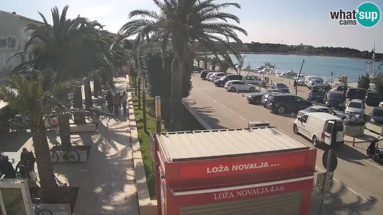 Live cam Novalja – Obala Petra Krešimira IV