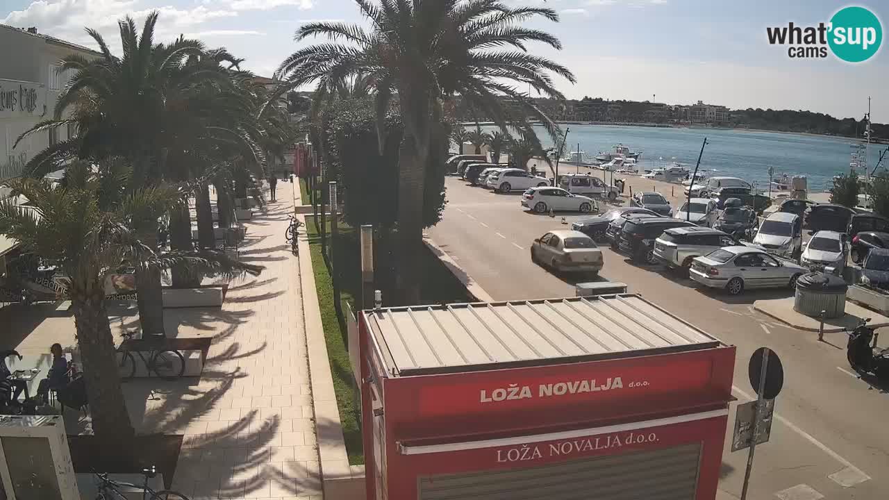 Webcam live Novalja – Obala Petra Krešimira IV