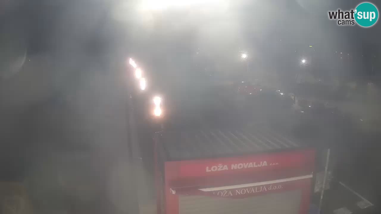 Camera en diecto Novalja – Obala Petra Krešimira IV