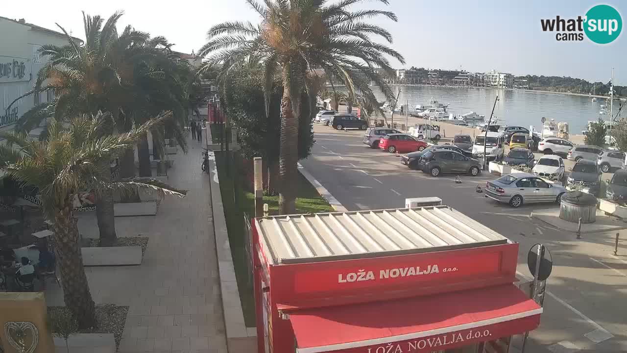 Web kamera Novalja – Obala Petra Krešimira IV