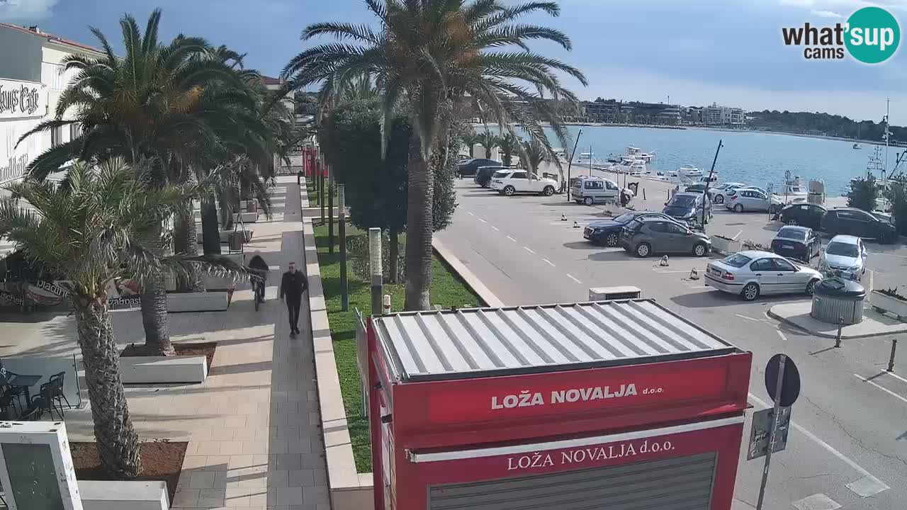 Live cam Novalja – Obala Petra Krešimira IV