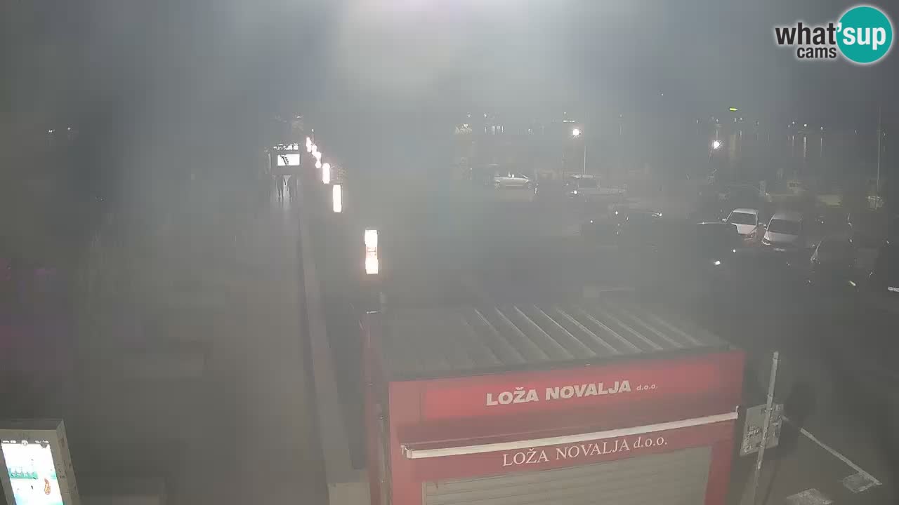 Live cam Novalja – Obala Petra Krešimira IV