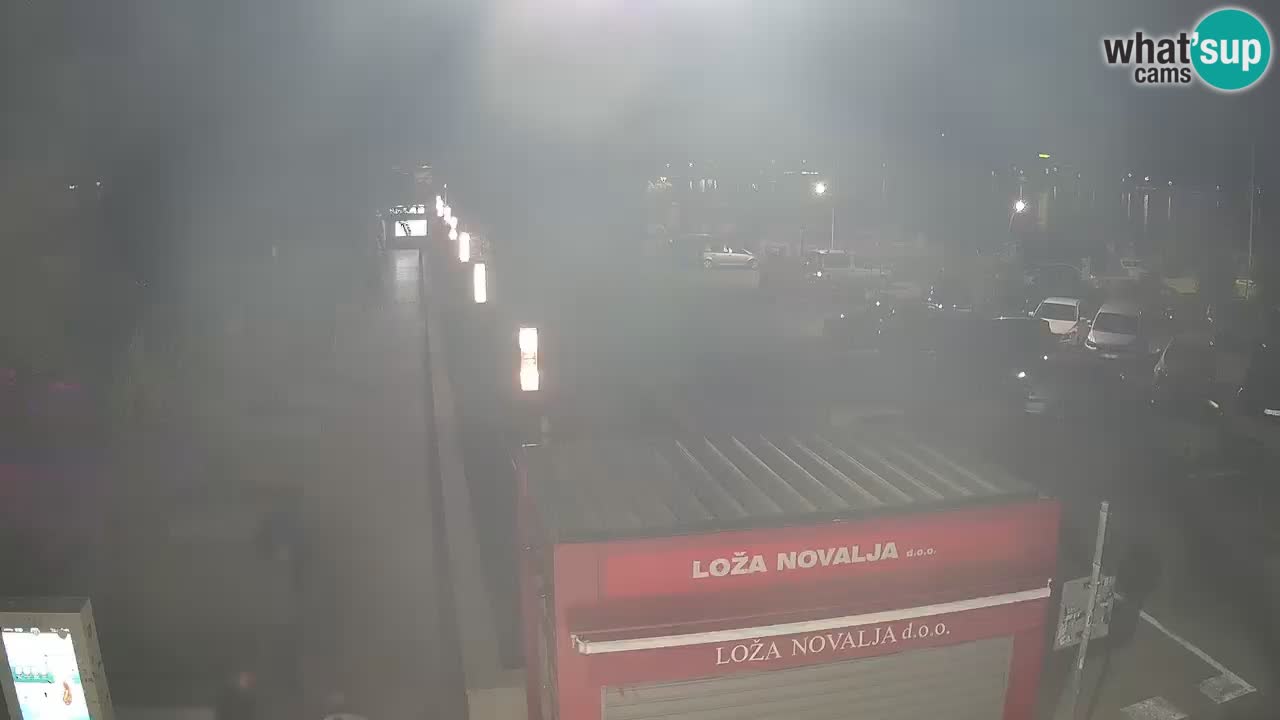 Live cam Novalja – Obala Petra Krešimira IV