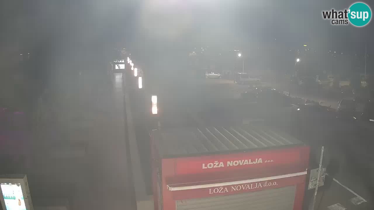 Live cam Novalja – Obala Petra Krešimira IV