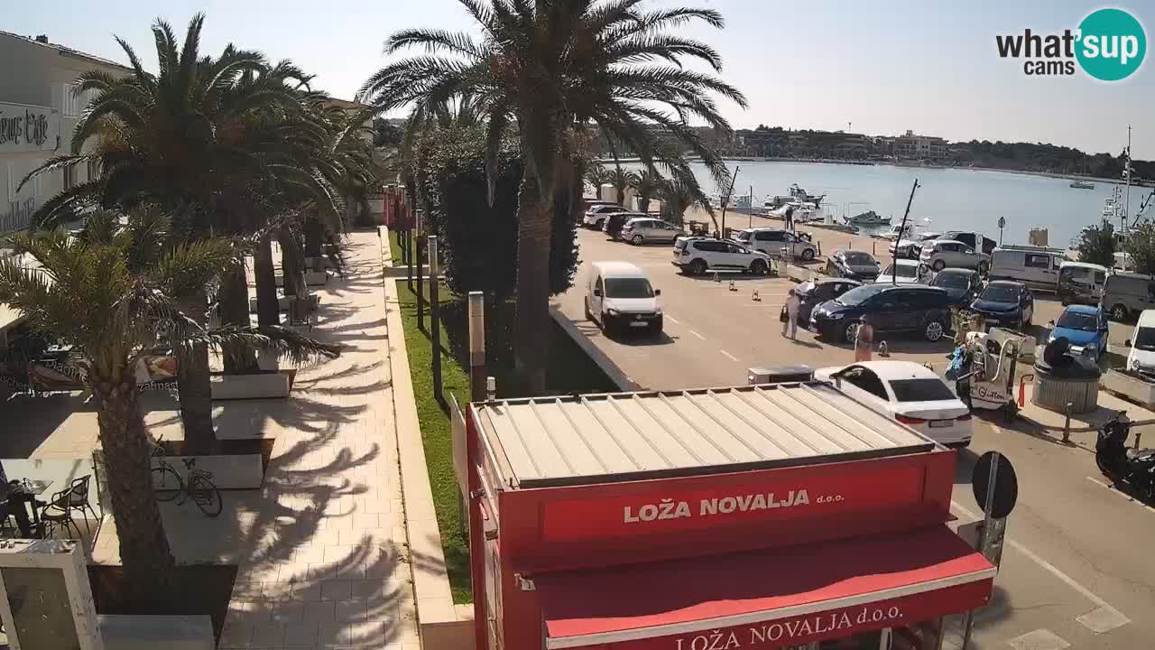 Webcam live Novalja – Obala Petra Krešimira IV