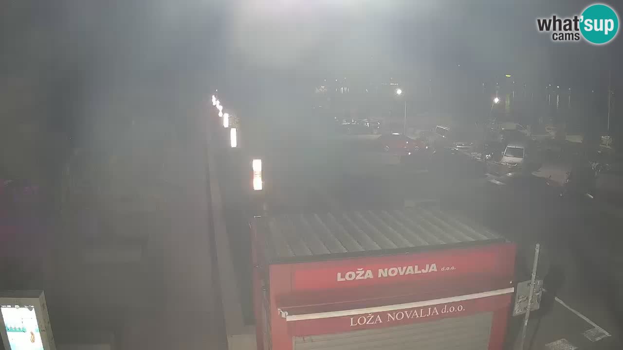 Live cam Novalja – Obala Petra Krešimira IV