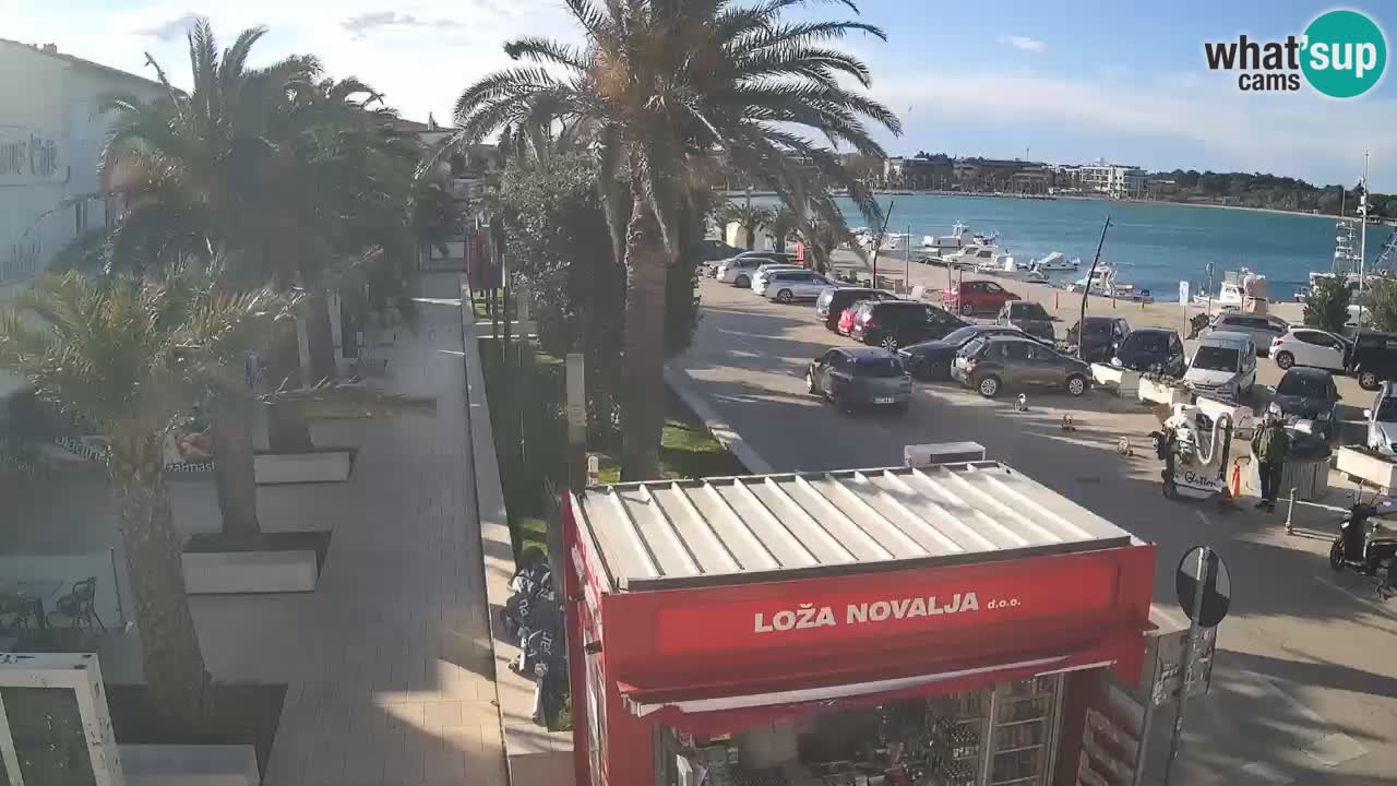Live cam Novalja – Obala Petra Krešimira IV