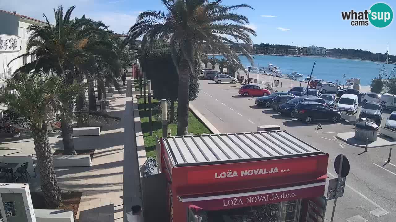 Webcam live Novalja – Obala Petra Krešimira IV