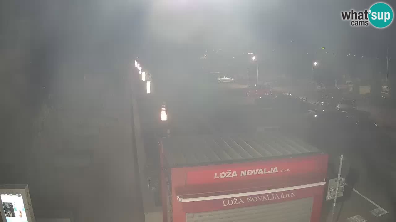 Live cam Novalja – Obala Petra Krešimira IV