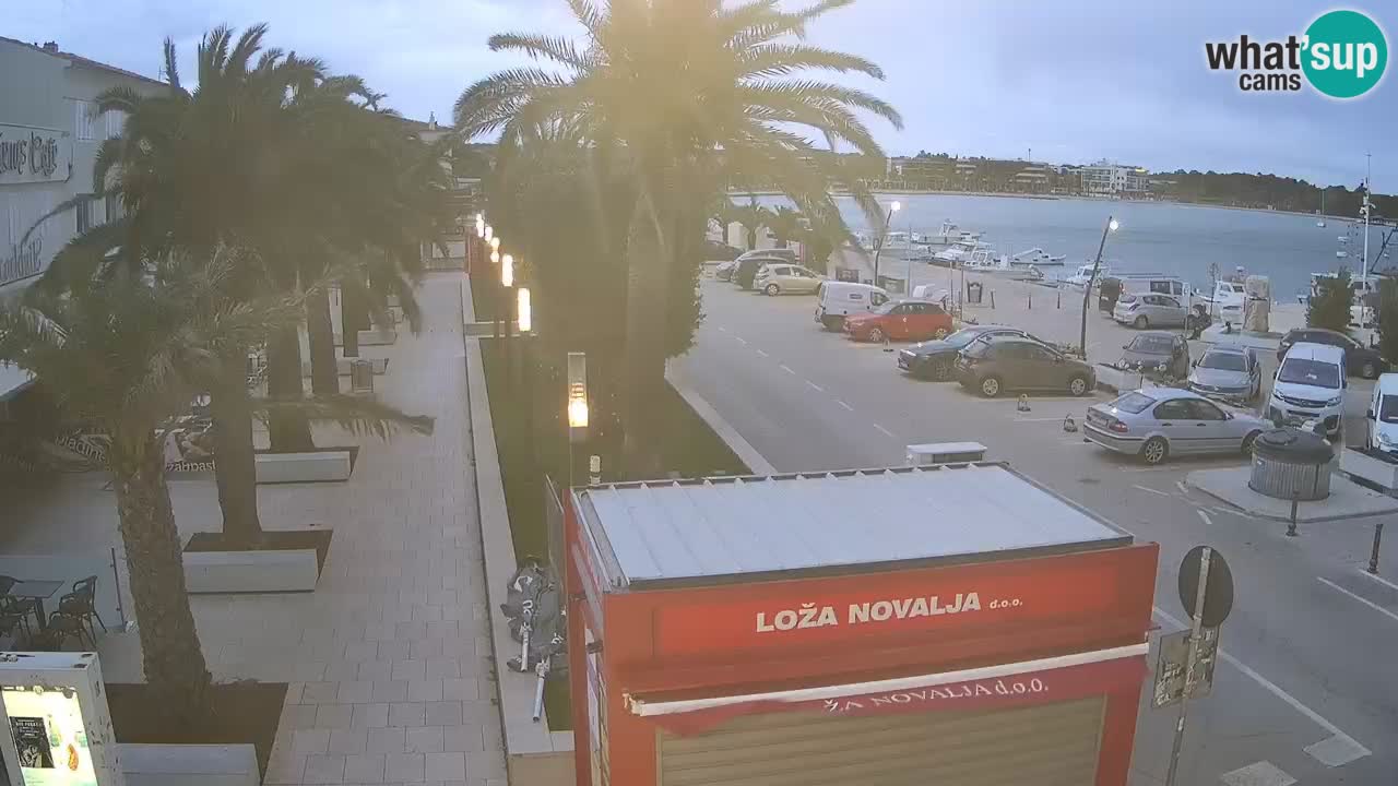 Webcam Novalja – Obala Petra Krešimira IV