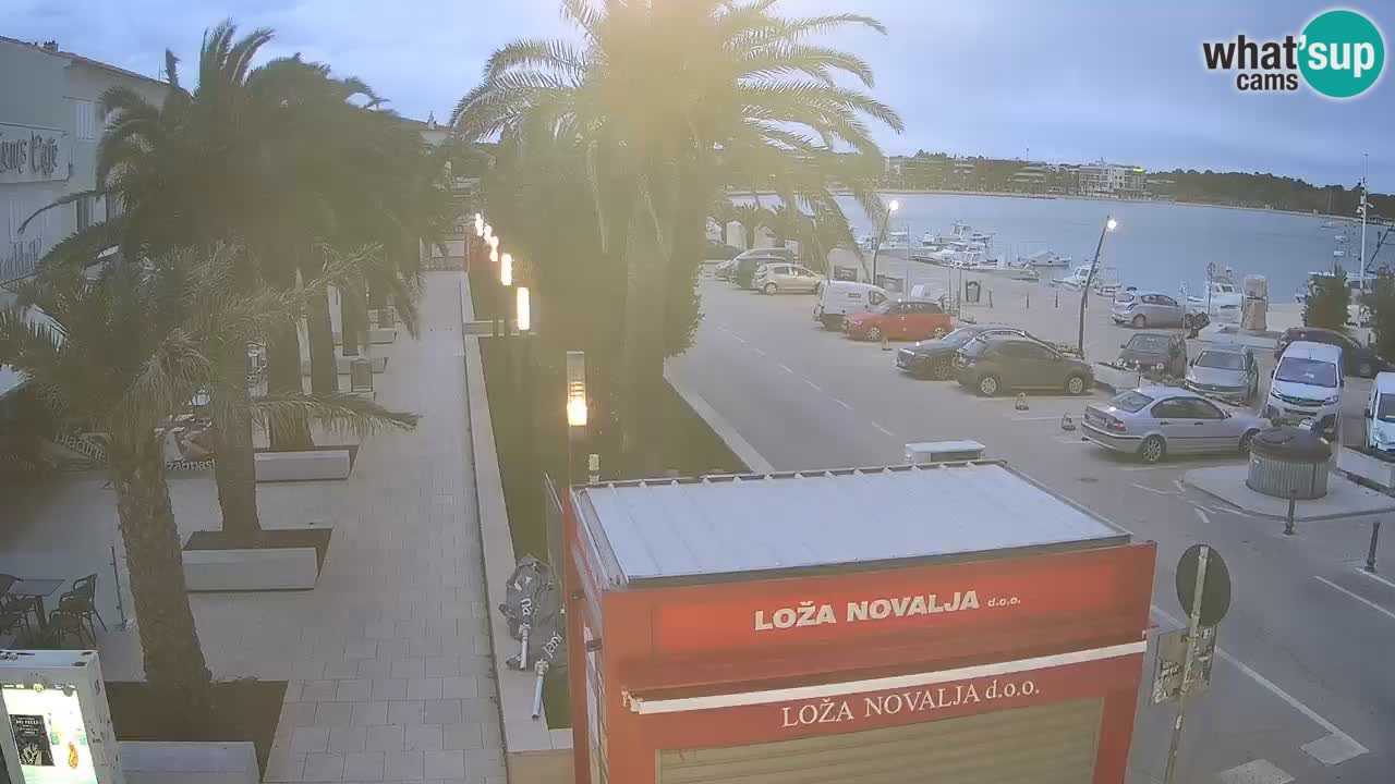 Live cam Novalja – Obala Petra Krešimira IV