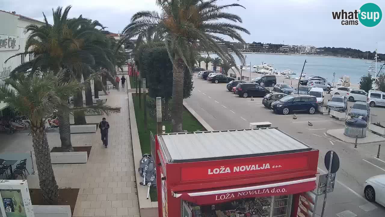 Live cam Novalja – Obala Petra Krešimira IV