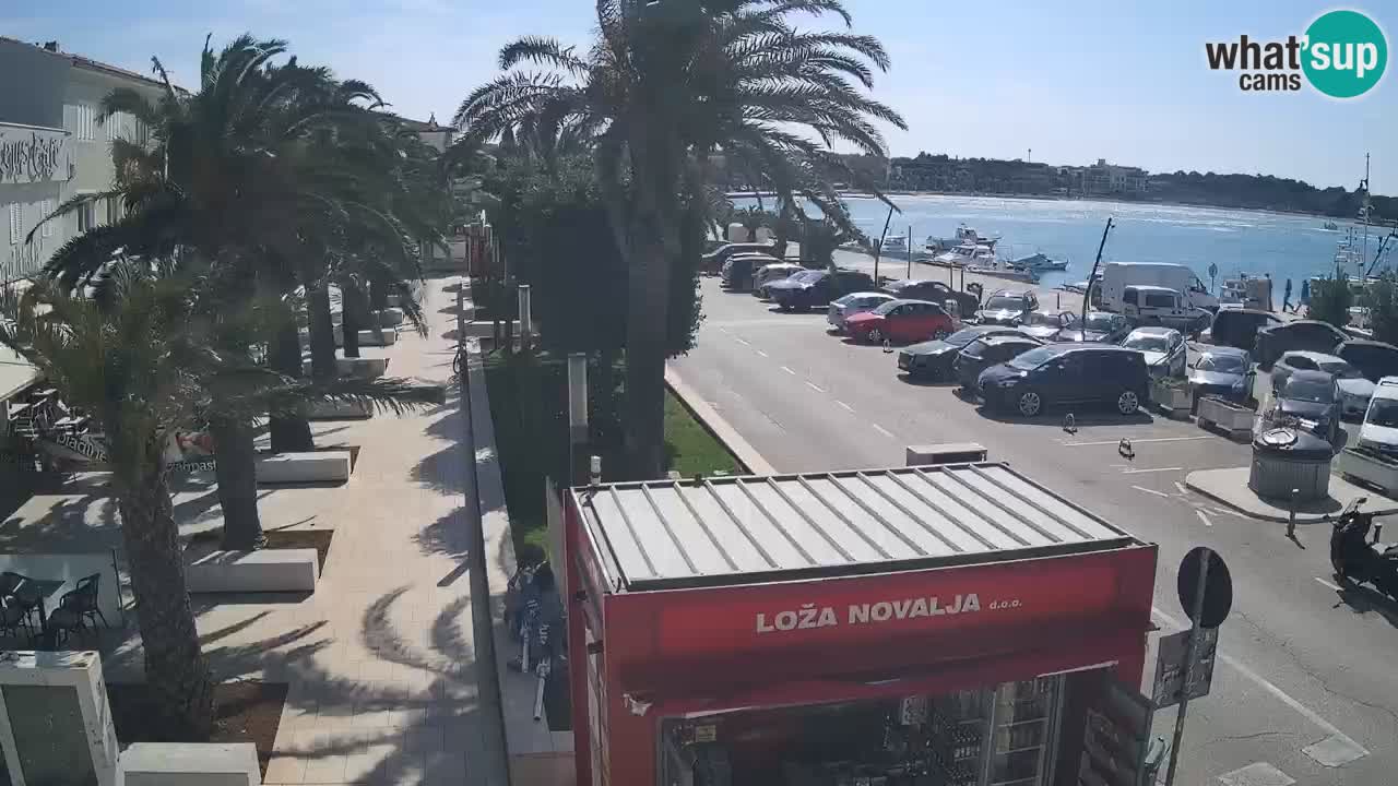 Live cam Novalja – Obala Petra Krešimira IV