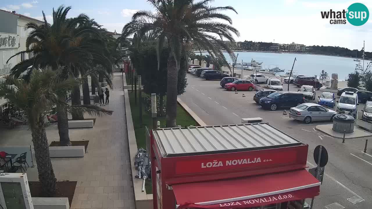 Web kamera Novalja – Obala Petra Krešimira IV