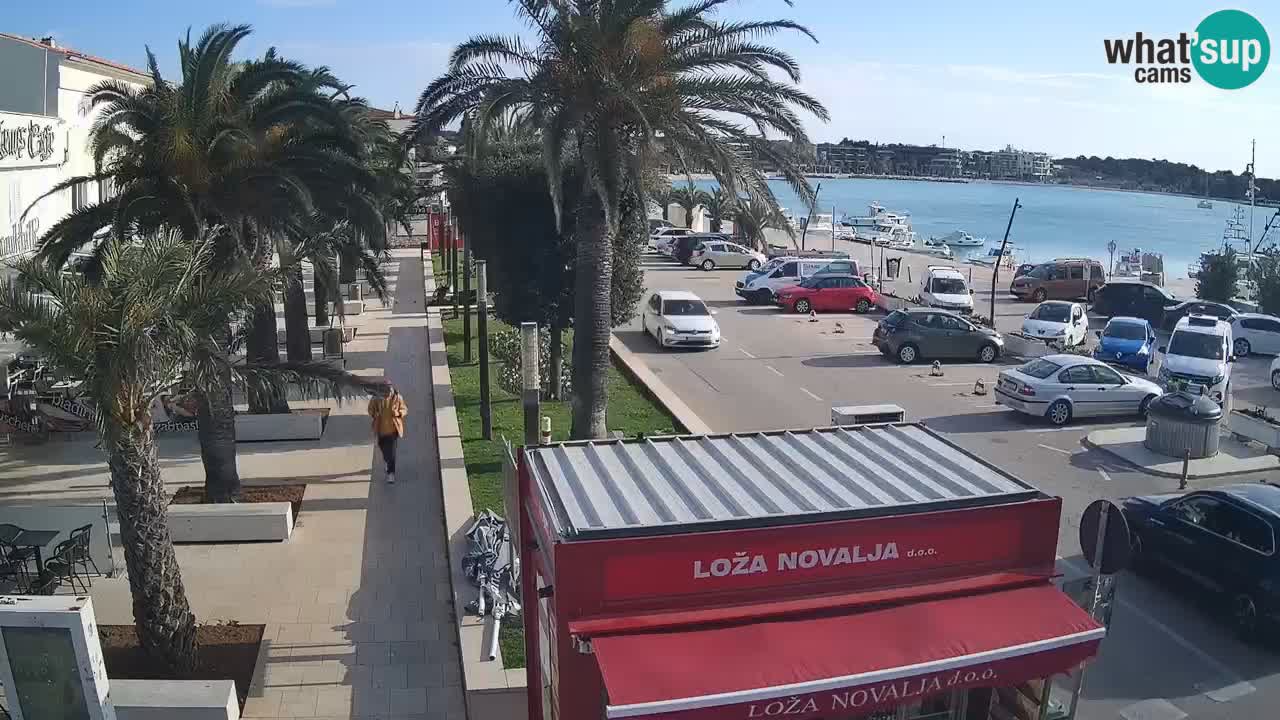 Webcam live Novalja – Obala Petra Krešimira IV