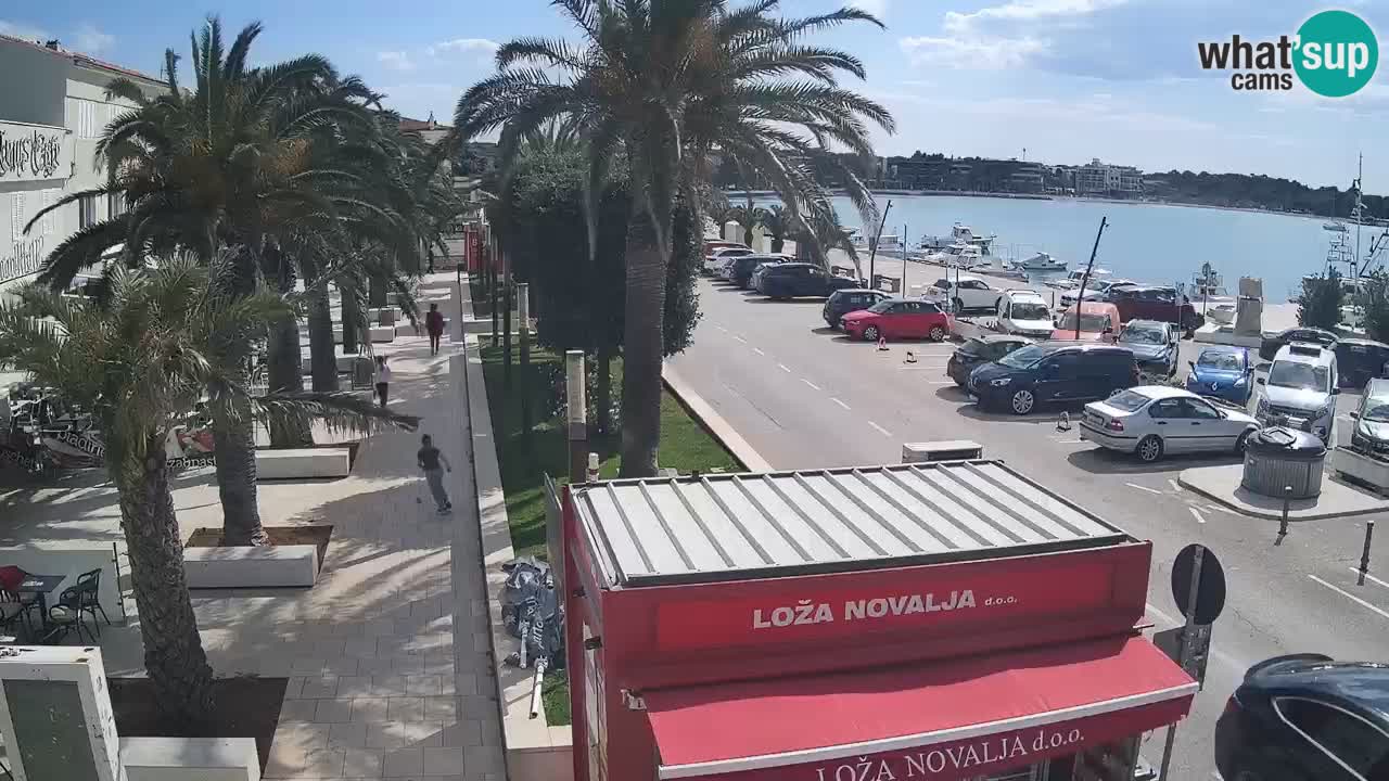 Webcam Novalja – Obala Petra Krešimira IV