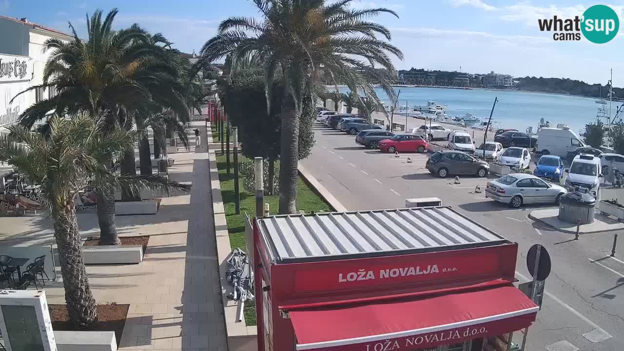 Web kamera Novalja – Obala Petra Krešimira IV