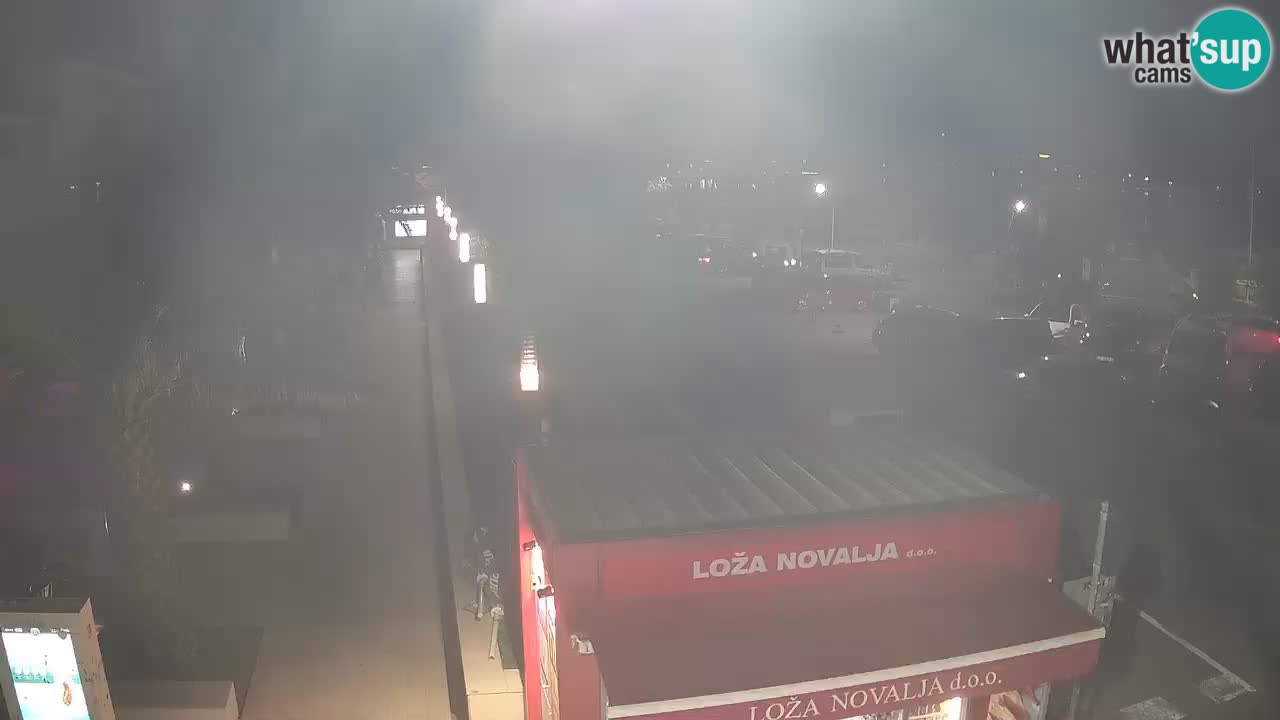 Webcam Novalja – Obala Petra Krešimira IV