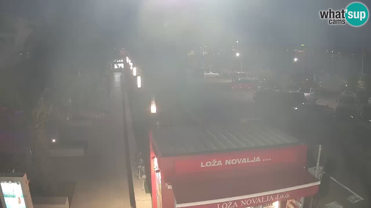 Camera en diecto Novalja – Obala Petra Krešimira IV