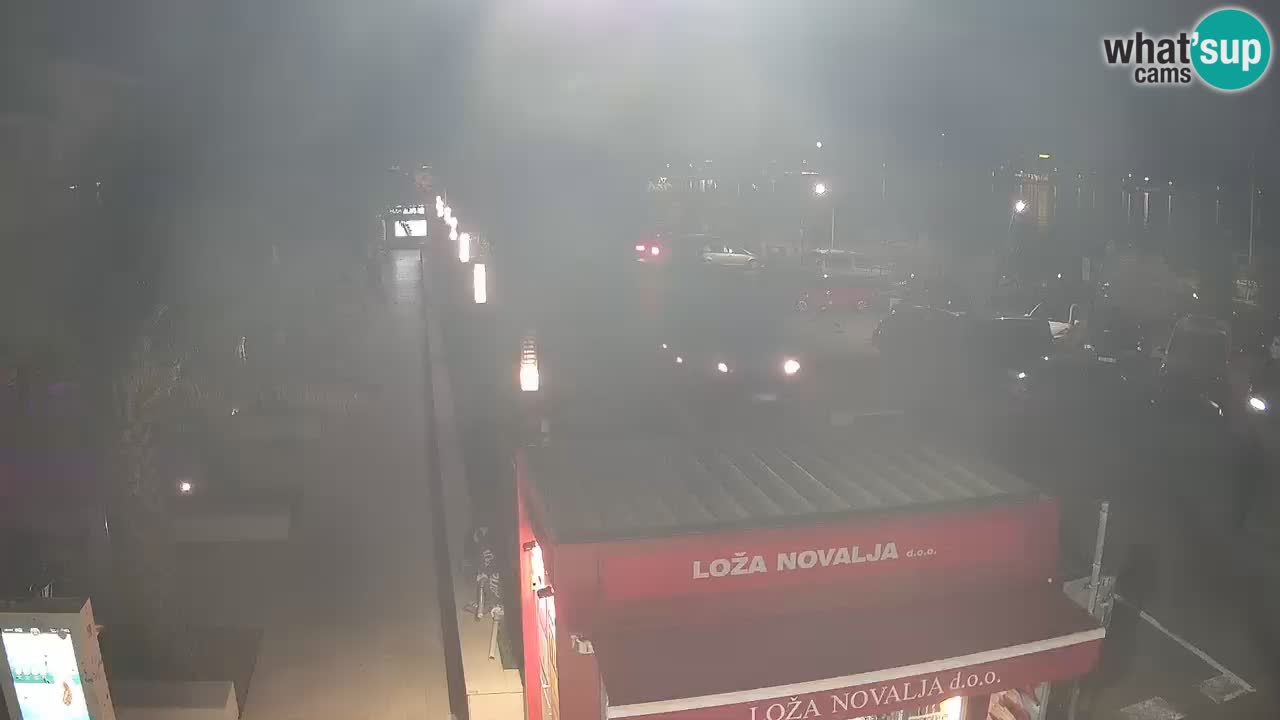 Camera en diecto Novalja – Obala Petra Krešimira IV