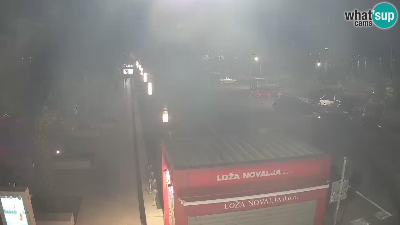 Live cam Novalja – Obala Petra Krešimira IV