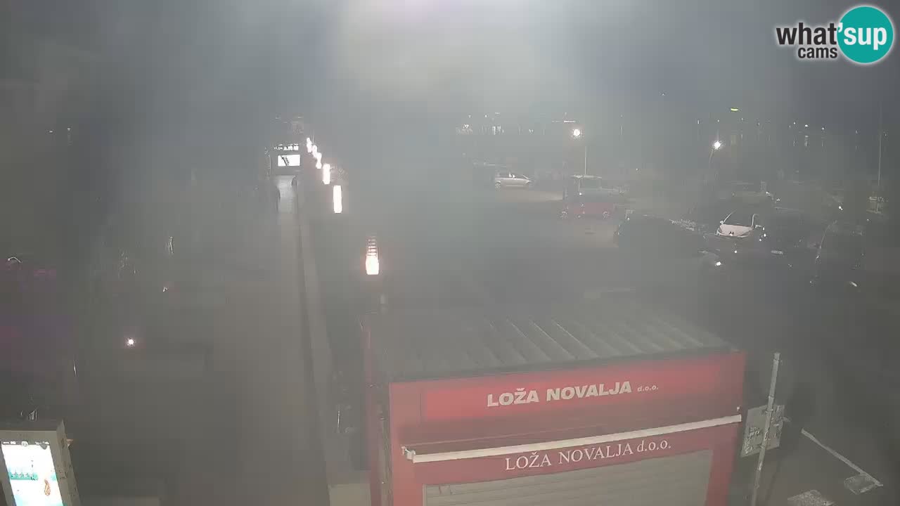 Webcam live Novalja – Obala Petra Krešimira IV