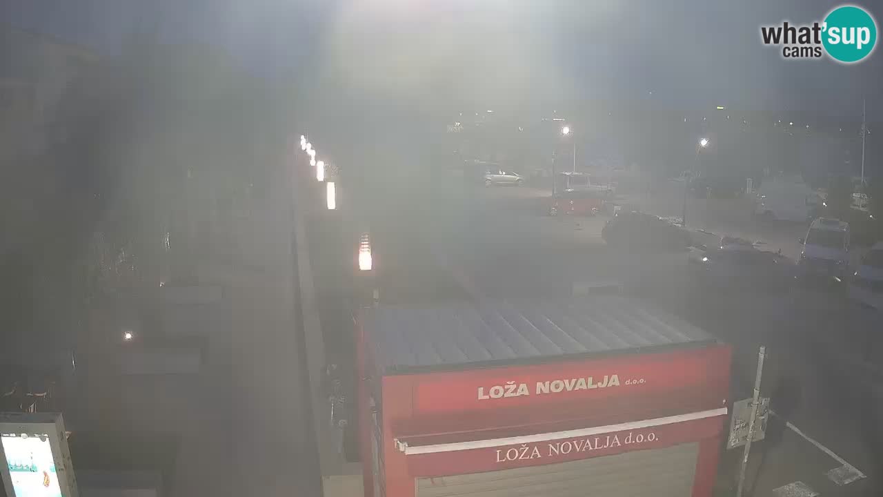 Live cam Novalja – Obala Petra Krešimira IV