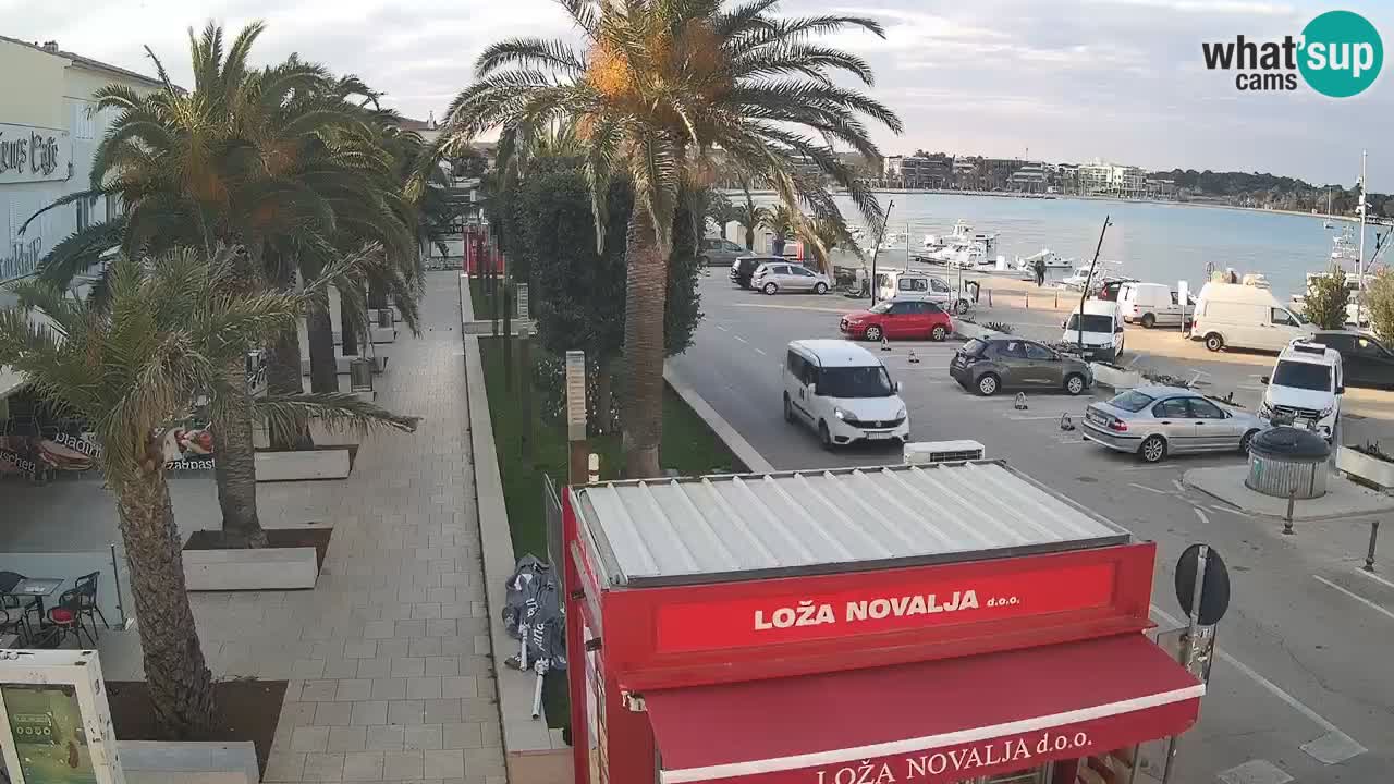 Webcam live Novalja – Obala Petra Krešimira IV