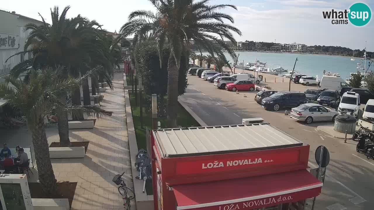 Live cam Novalja – Obala Petra Krešimira IV
