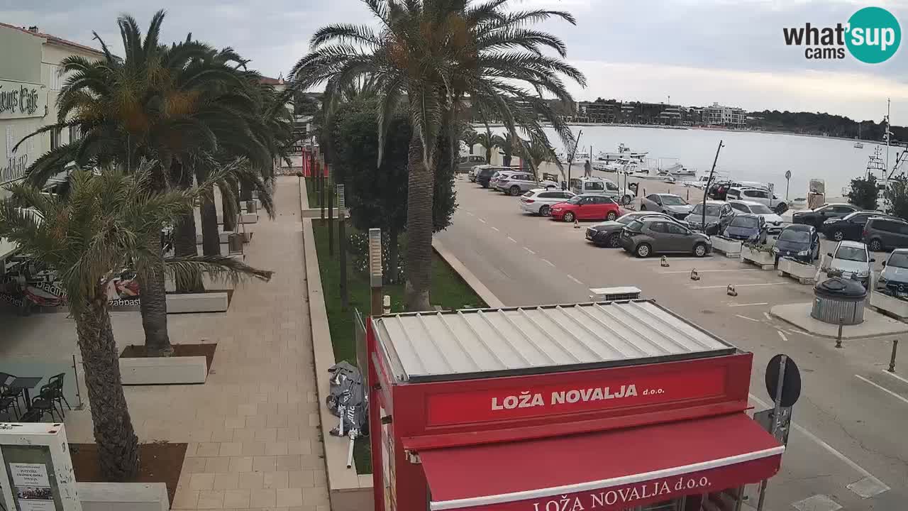 Webcam live Novalja – Obala Petra Krešimira IV