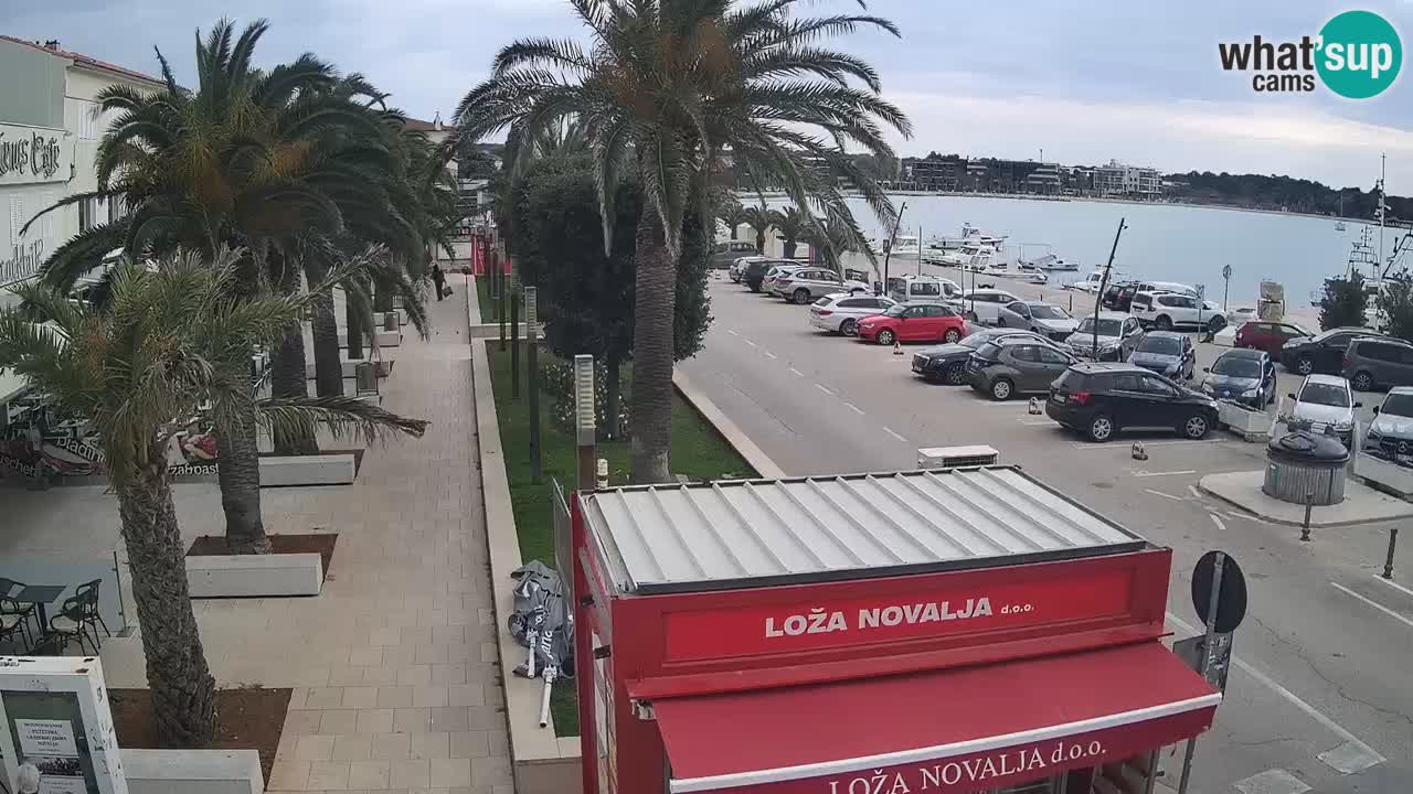 Live cam Novalja – Obala Petra Krešimira IV