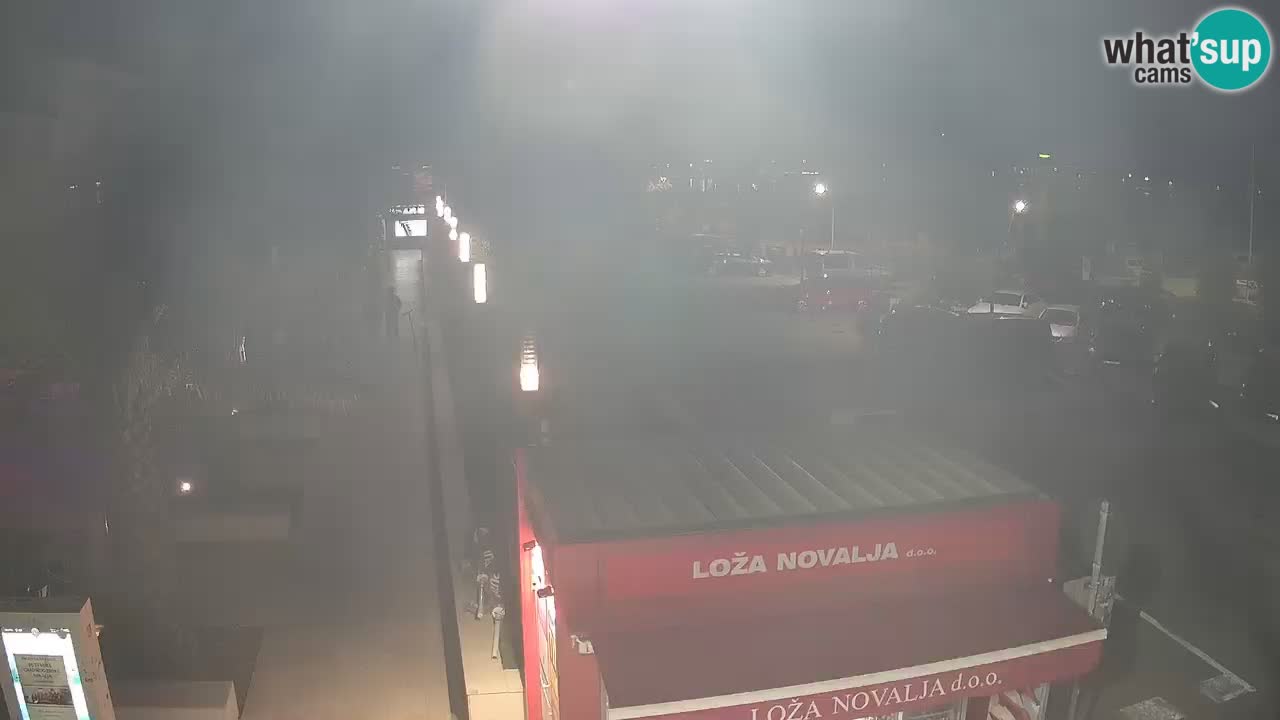 Live cam Novalja – Obala Petra Krešimira IV