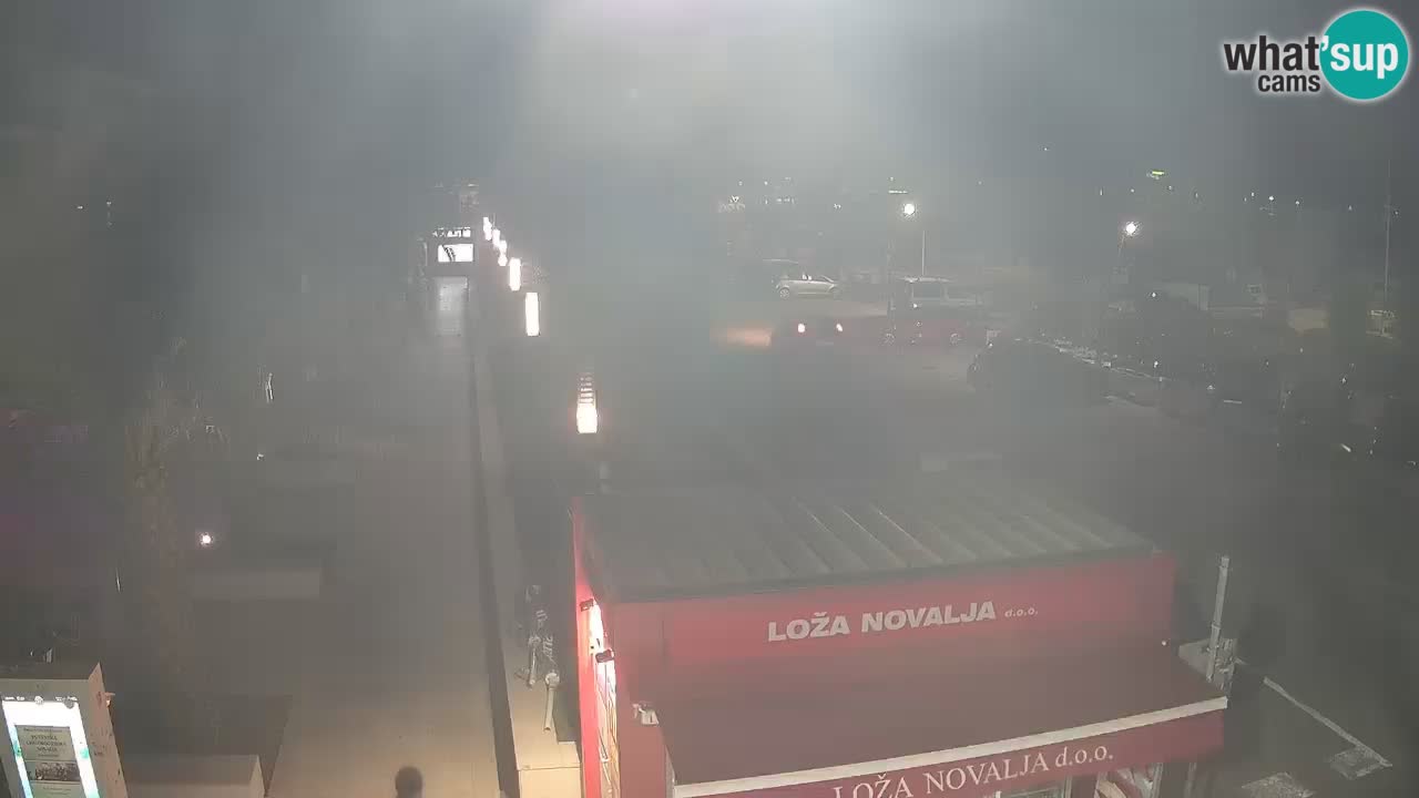 Camera en diecto Novalja – Obala Petra Krešimira IV