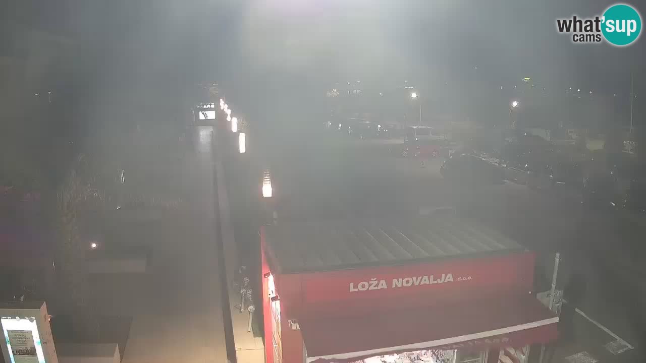 Camera en diecto Novalja – Obala Petra Krešimira IV