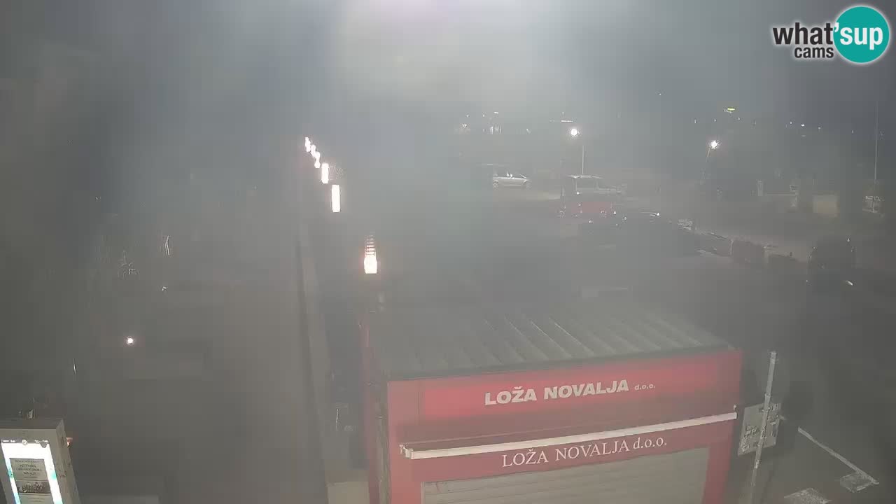 Webcam live Novalja – Obala Petra Krešimira IV