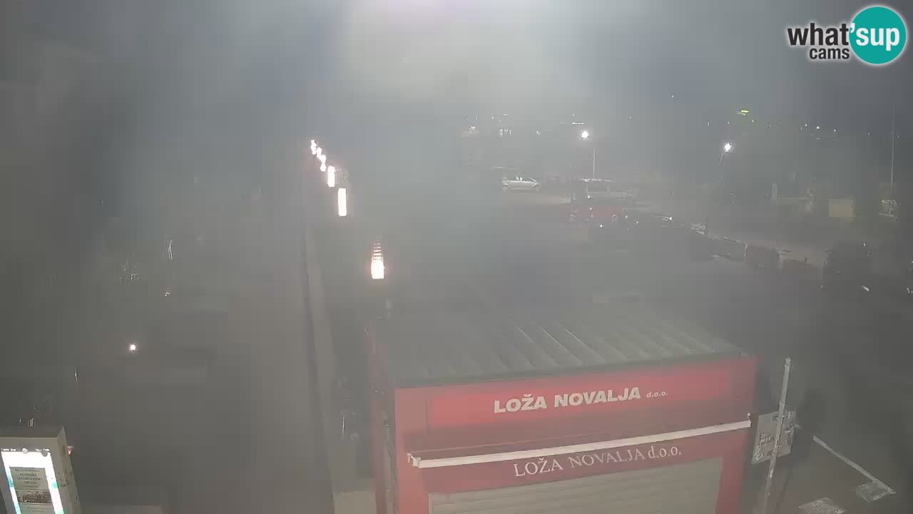 Webcam live Novalja – Obala Petra Krešimira IV